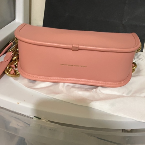 Coach Swinger candy Pink leather shoulder bag - Picture 5 of 14